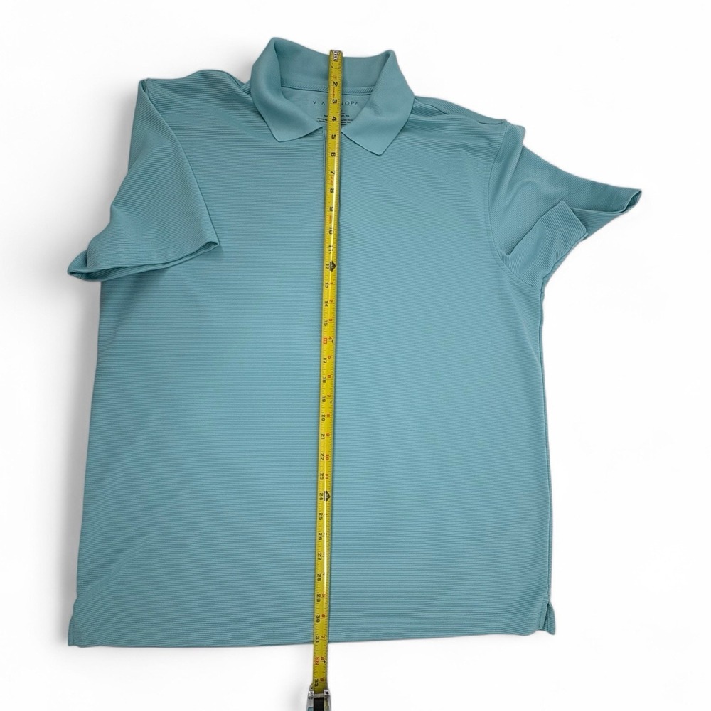 Via Europa Ribbed 1/4 Zip Golf Polo‎ XL - Picture 4 of 5